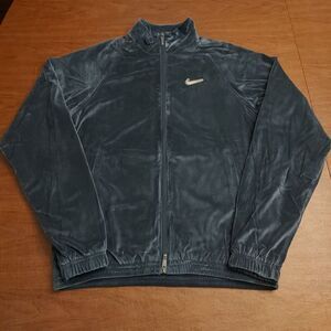 Nike x Drake NOCTA Velour Swarovski Zip Jacket Blue DV3734-454 Men’s Size M